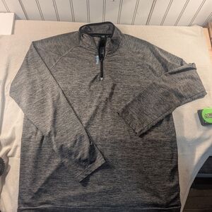 Reebok Charcoal Quarter-Zip Pullover